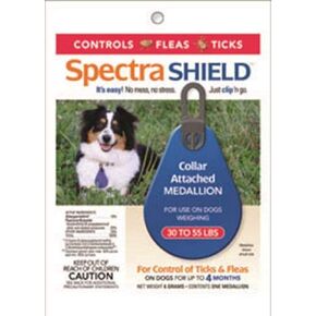 Durvet Spectra Shield Collar Attached Medallion, 30 to 55-Pound