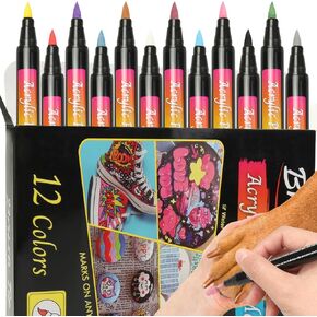 Dog Nail Polish, 36 Colors Nail Polish Set Pet Pens Quick Dry, Dog Safe Paint for Paws Pet Supplies Easy to Apply Marker Set Colorful Gouache Outlining Pens DIY Dog Safe Nail Polish Pen