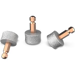 Dog nail Grinder Replacement Grinding Wheels 3 pieces for IDMD,Casfuy,LuckyTail and Most Brands' Dog/Cat/Pet Nail Grinders, replaceable heads,Diamond Heads/Bits for Large Medium Dog Nails Care in Kuwait