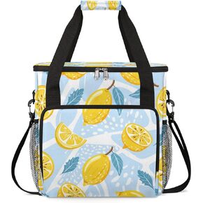 Purple Floral Flower Orchid Butterfly Coffee Maker Carrying Bag for K-Mini or K-Mini Plus Portable Single Cup Coffee Maker Case with Pockets for K Cup Pods