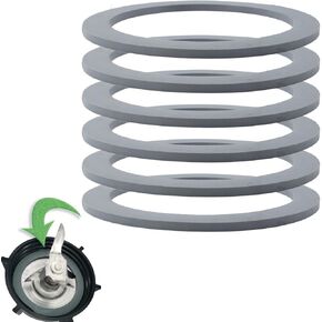 6 Pieces Blender Rubber Ring Replacement, Rubber Gaskets and Seals Blender Accessories for Oster and Osterizer Blender