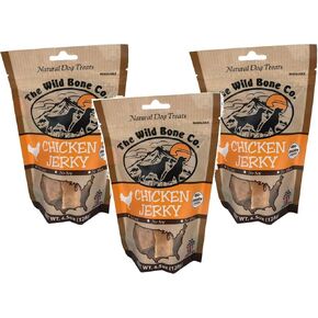 3 Pack of Chicken Jerky Natural Dog Treats, 4.5 Ounces Each, Made in The USA
