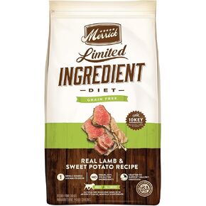 Merrick Limited Ingredient Diet Grain Free Dry Dog Food, Premium And Healthy Kibble, Salmon And Sweet Potato - 22.0 lb. Bag
