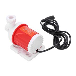 12V DC Submersible Pump, 10W 1000L / h Brushless DC with 4 Strong Suction Cups, Ultra Quiet Return Pump for Fish Aquariums Fountains