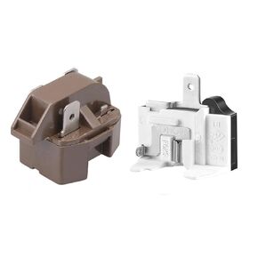 2262185 IC-3 3Pin Refrigerator Freezer Overload Protector & Freezer Compressor PTC Start Kit Relay Replaces 10097202 WR7X194 WR7X214 5303007173 IC102 66858-1 66857-2 （Pack of 2） ﻿