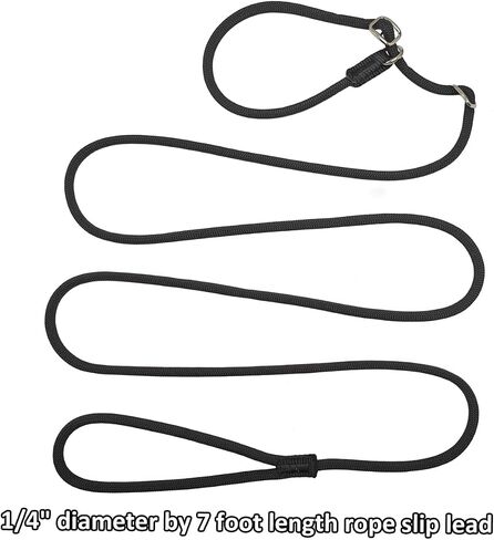 3 Pack 7FT Slip Lead Dog Leashes, Anti-Choking Lightweigth Nylon Rope Tactical Training Leash for Small Medium Dogs, No-Pull Leash for Walking in Saudi Arabia