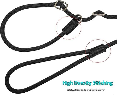 3 Pack 7FT Slip Lead Dog Leashes, Anti-Choking Lightweigth Nylon Rope Tactical Training Leash for Small Medium Dogs, No-Pull Leash for Walking in Saudi Arabia