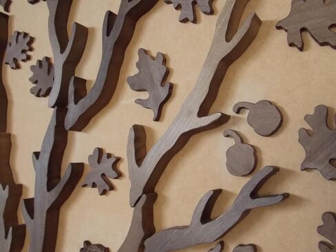 'White Oak Tree' DIY Wood Wall Art Wall Sculptures,Excellent Wall Decoration For Homes & Offices,39"Wide x 59"High in Saudi Arabia