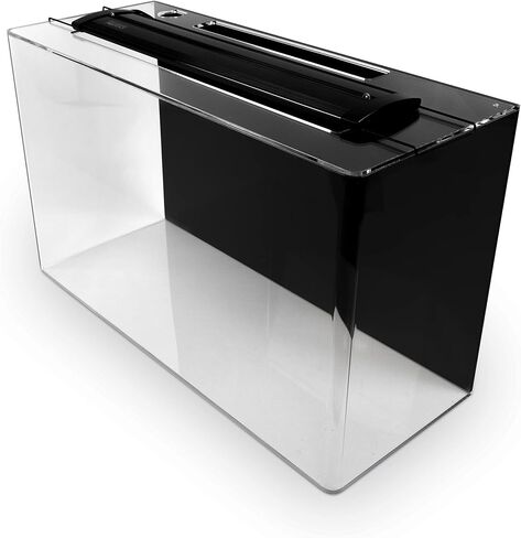 SeaClear 20 Gal Acrylic Aquarium Combo Set with LED Lighting, 24" L by 13" W by 16" H, Black in Saudi Arabia