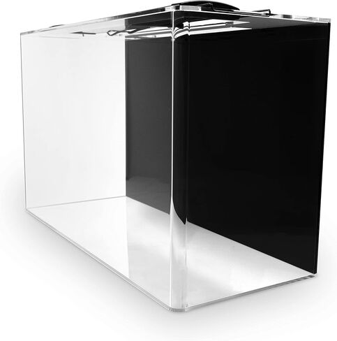 SeaClear 20 Gal Acrylic Aquarium Combo Set with LED Lighting, 24" L by 13" W by 16" H, Black in Saudi Arabia