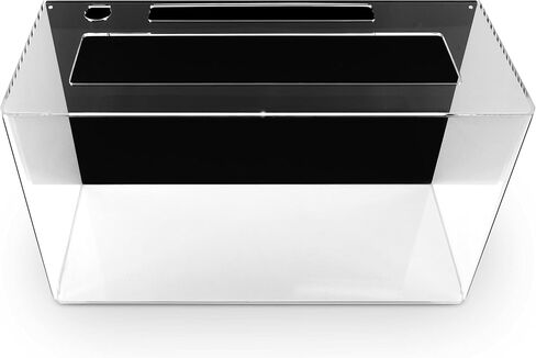 SeaClear 20 Gal Acrylic Aquarium Combo Set with LED Lighting, 24" L by 13" W by 16" H, Black in Saudi Arabia