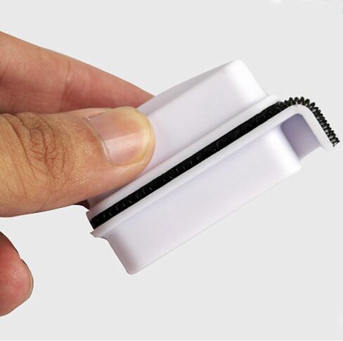 منظف ​​خزان الأسماك المغناطيسي، منظف الزجاج المغناطيسي لحوض السمك، أداة تنظيف مغناطيسية لحوض السمك الصغير، أبيض in Kuwait