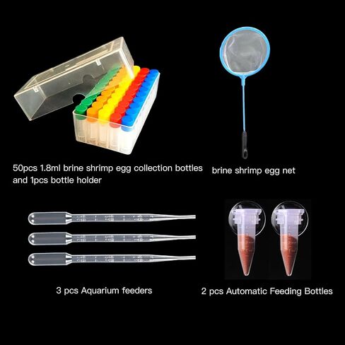 Aquarium brine Shrimp Egg Dispense Storage Bottle kit brine Shrimp Hatchery kit Collection Tubes Kit for Brine Shrimp Hatchery in Kuwait