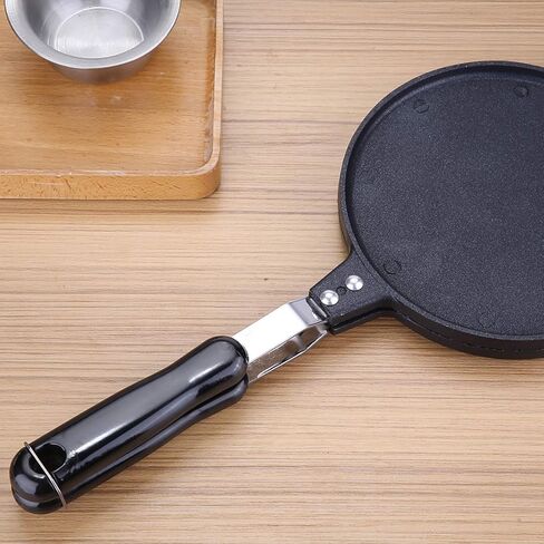 Egg Roll Maker, Waffle Cone Maker Kitchen Gas Nonstick Waffle Cone Making Baker Egg Roll Baking Tool Pancake Maker Multifunctional Crisp Omelet Pan 15.16 x 6.69in in Saudi Arabia