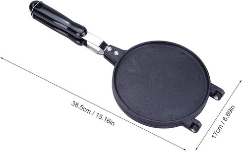 Egg Roll Maker, Waffle Cone Maker Kitchen Gas Nonstick Waffle Cone Making Baker Egg Roll Baking Tool Pancake Maker Multifunctional Crisp Omelet Pan 15.16 x 6.69in in Saudi Arabia
