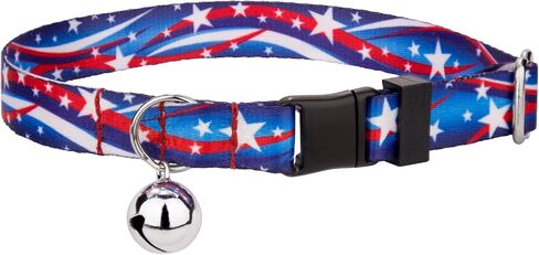 Country Brook Petz - Star Spangled Cat Collar - Americana Collection with 6 Patriotic Designs in Saudi Arabia