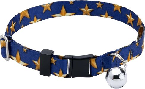 Country Brook Petz - Star Spangled Cat Collar - Americana Collection with 6 Patriotic Designs in Saudi Arabia