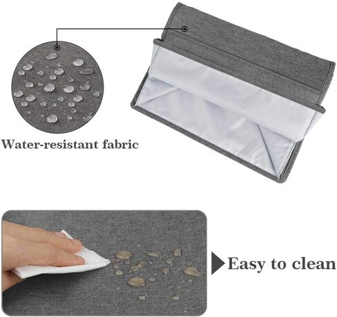 Stand Mixer Cover Compatible with Tilt Head 4.5-5 Quart KitchenAid Mixer, Cloth Dust Cover with Pocket for Extra Attachments (Gray) in Saudi Arabia