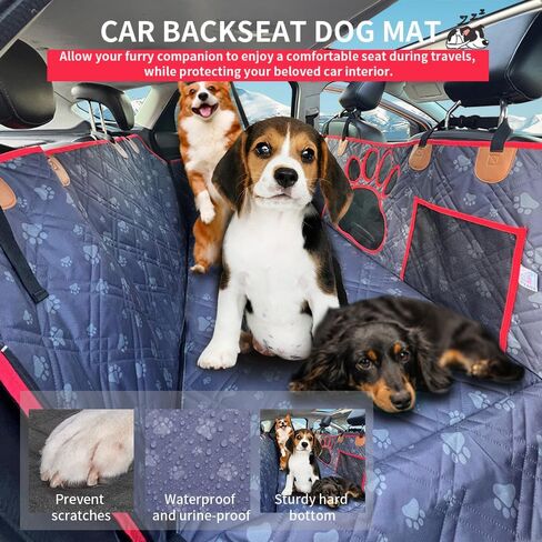 Dog Car Seat Cover for Back Seat Hard Bottom Heavy Seat Extender for Dogs, Dog Hammock for Car Travel Bed, Non Inflatable Car Bed Mattress for Car SUV Truck in Saudi Arabia