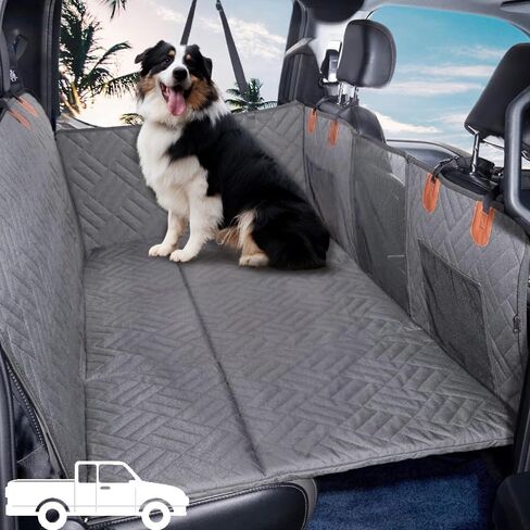 Dog Car Seat Cover for Back Seat Hard Bottom Heavy Seat Extender for Dogs, Dog Hammock for Car Travel Bed, Non Inflatable Car Bed Mattress for Car SUV Truck in Saudi Arabia