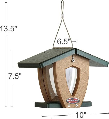 Kettle Moraine Recycled Mini Moraine Hopper Feeder (Green/Chocolate) in Saudi Arabia