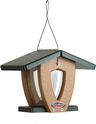 Kettle Moraine Recycled Mini Moraine Hopper Feeder (Green/Chocolate) in Saudi Arabia