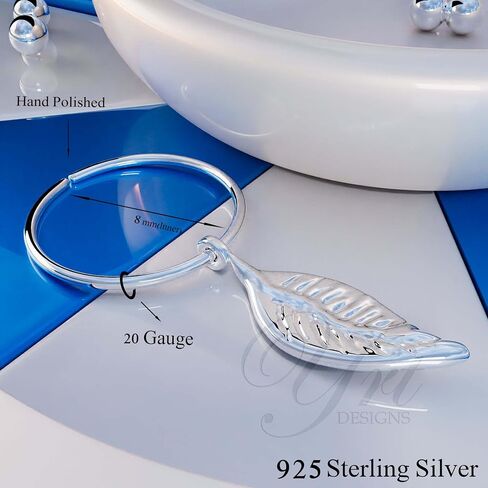 Silver Helix Cartilage Hoop Piercing – Charm Jewelry Piercing – 20G 925 Sterling Silver Hoops For Cartilage – Starfish Feather Leaf Horse in Saudi Arabia