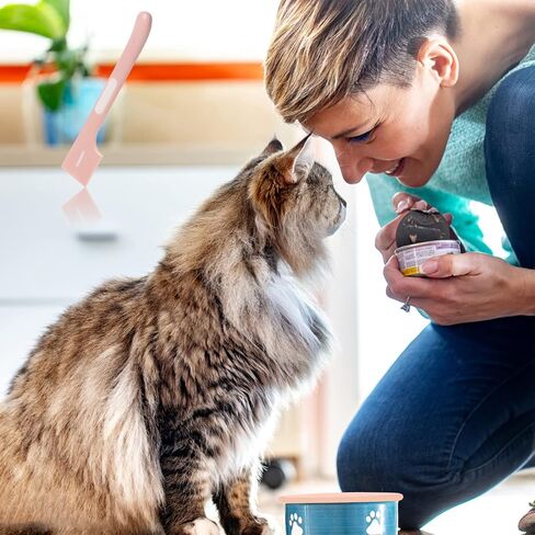 3pcs Pet Food Can Spoon, Silicone Pet Food Can Spoon Practical Mixing Spoons Canned Food Scoop for Dogs, Cats, Pets in Saudi Arabia