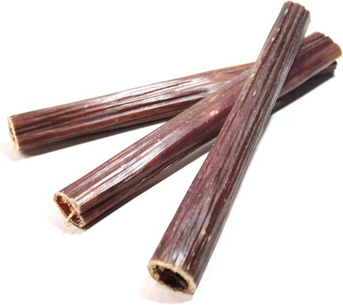 SUPER CAN BULLYSTICKS 6" Gullet Sticks (25 count) - 100% Natural Beef Esophagus Dog Jerky Treats for Small-Medium Dogs Easily Digestible Dog Chews in Saudi Arabia