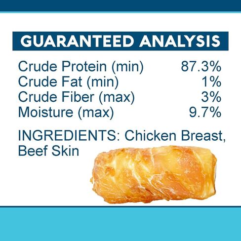 Texas Pet Company Chicken On A Stick Crunchy & Chewy Chicken Jerky Wrapped Rawhides for Dogs, Made in USA 2 in 1 Dog Treats for Small Dogs to Medium Dogs, Medium 35 Ct in Saudi Arabia