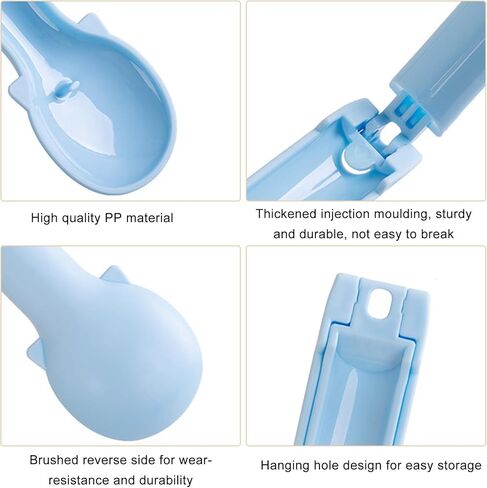 Cat Strip Feeder, Cat Strip Squeeze Spoon Cat Treat Feeding Spoon Multifunctional Pet Spoon for Lickable Wet Cat Treats Pet Liquid Snack Feeding(4 Pcs) in Kuwait