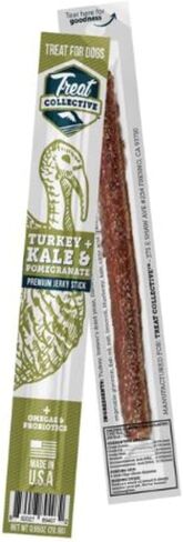 Turkey + Kale & Pomegranate Single Jerky Sticks |All Natural | Grain Free| No Meals, Fillers, or Byproducts | (16 Pack) in Saudi Arabia