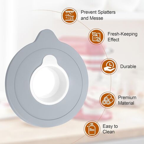 أغطية وعاء الخلاط، لخلاطات حامل رأس مائل سعة 5 لتر من KitchenAid، أغطية غطاء وعاء الخلاط لمنع المكونات من الانسكاب، متوافقة مع 5KSM125، KSM150، RRK150، K45 in Kuwait