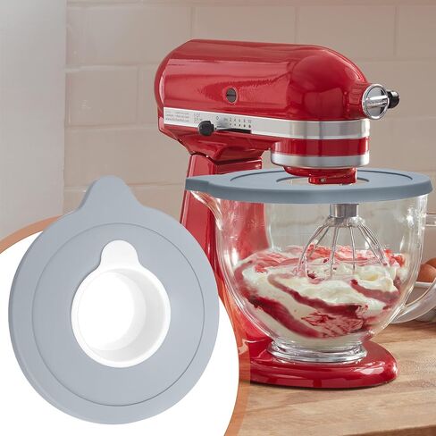 أغطية وعاء الخلاط، لخلاطات حامل رأس مائل سعة 5 لتر من KitchenAid، أغطية غطاء وعاء الخلاط لمنع المكونات من الانسكاب، متوافقة مع 5KSM125، KSM150، RRK150، K45 in Kuwait