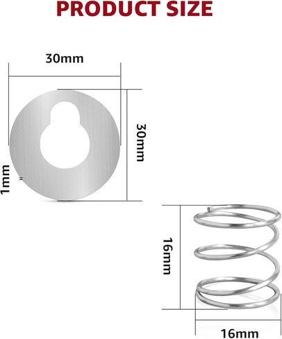 for Kitchen Aid Stand Tilt-head Mixer Spring Washer and Silicone Washers Set, Quick Install Accessories for Kitchen Aid Mixer Stainless Steel Mixer Parts in Saudi Arabia