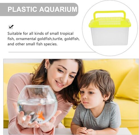 Ipetboom Terrarium Reptile خزان الأسماك المحمول المحمول حوض السمك الصغير الزواحف صندوق تغذية موئل السلاحف الصغيرة الحيوانات الأليفة الهامستر صندوق حاوية للتنين الملتحي سحلية العنكبوت الضفدع Reptisoil in Saudi Arabia