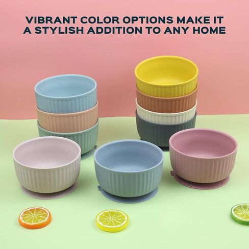 Cat Bowls with Suction Cup 13 Oz — Elevated Silicone Pet Dish with Non-Slip Bottom for Dry Food, Wet Food and Water (Salad) in Saudi Arabia