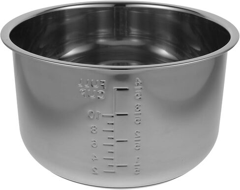 Lurrose Rice Cooker Liner Stainless Rice Cooker Replace Inner Pressure Cooker Liner Cooking Pot Inner for Kitchen 5L in Saudi Arabia