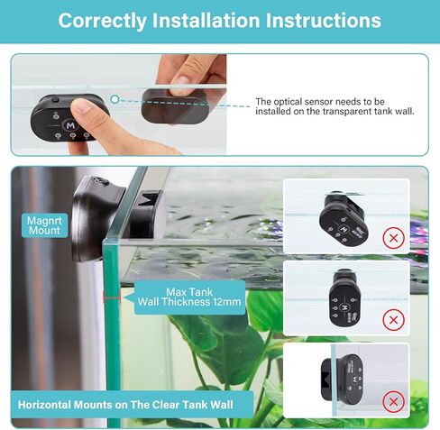 hygger Intelligent Auto Top Off System, Aquarium Reef ATO Water Pump Refill Controller with Dual Optical Sensor for Saltwater and Freshwater Tank Supplies in Saudi Arabia