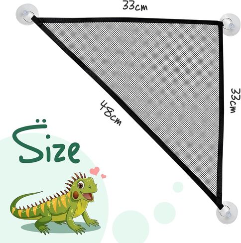 Bearded Dragon Hammock Reptile Breathable Mesh Bed for Lizard Leopard Gecko Chameleon Snakes in Saudi Arabia