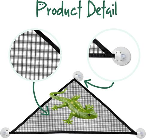 Bearded Dragon Hammock Reptile Breathable Mesh Bed for Lizard Leopard Gecko Chameleon Snakes in Saudi Arabia