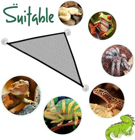 Bearded Dragon Hammock Reptile Breathable Mesh Bed for Lizard Leopard Gecko Chameleon Snakes in Saudi Arabia