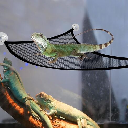 Bearded Dragon Hammock Reptile Breathable Mesh Bed for Lizard Leopard Gecko Chameleon Snakes in Saudi Arabia
