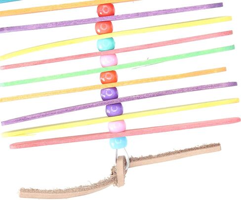 Bonka Bird Toys Long Mini Sticks Bird Toy Parrot cage Craft Cages Cockatiel Parakeet (Natural) in Saudi Arabia