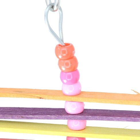 Bonka Bird Toys Long Mini Sticks Bird Toy Parrot cage Craft Cages Cockatiel Parakeet (Natural) in Saudi Arabia