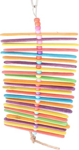 Bonka Bird Toys Long Mini Sticks Bird Toy Parrot cage Craft Cages Cockatiel Parakeet (Natural) in Saudi Arabia