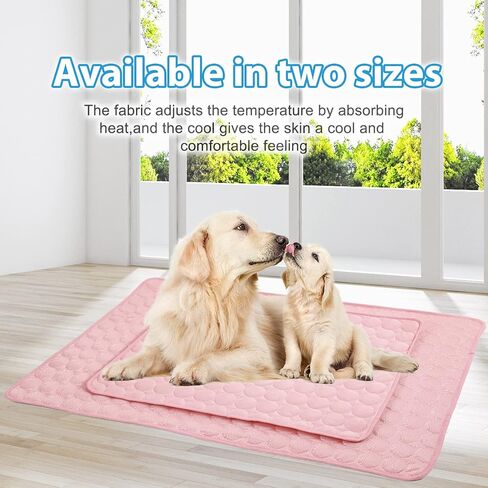 Dog Cooling Mat - Pet Cooling Pads Dog Self Cooling Mat Waterproof Bottom Blanket Pad Bed Kennel Mat for Dogs Cats in Saudi Arabia