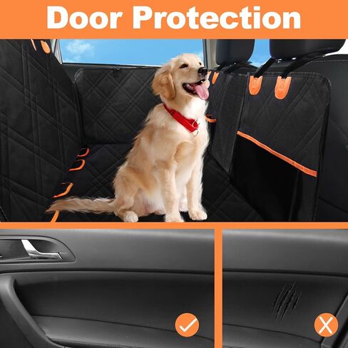 Back Seat Extender for Dogs, Dog Car Seat Cover for Back Seat with Hard Bottom Protector for Pet, Car, Truck, SUV in Kuwait