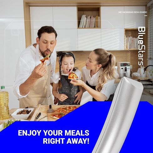 مقبض باب الميكروويف BlueStars ME16K3000AS DE94-02409C - مناسب لأفران الميكروويف Samsung - يستبدل 2309804 AP5578389 PS4239119 in Saudi Arabia