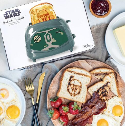 Uncanny Brands Boba Fett Two-Slice Toaster- Toasts Bounty Hunter onto Your Toast in Saudi Arabia